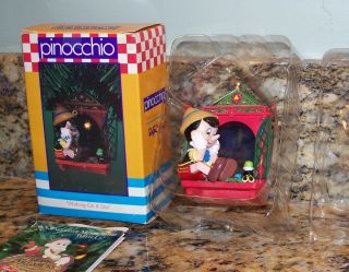 Enesco Disney Pinocchio Wishing On A Star Christmas Tree Ornament 551813 W/box