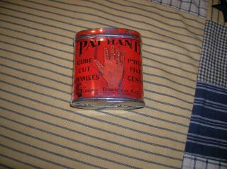 Vintage Pat Hand Cube Cut Granules By Globe Tobacco Detroit Michigan