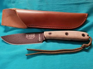Esee 4 Hm Usa Made Fixed Blade Knife