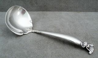 Vintage Wallace Sterling Silver Romance Of The Sea Sugar Spoon 6 " - Estate Find