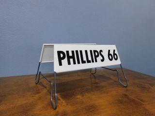 Vintage Phillips 66 Metal Gas Station Tire Stand Sign