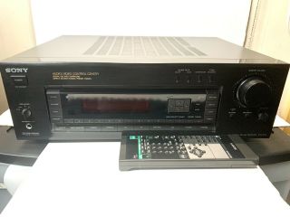 Vintage Sony Str - D715 Surround Sound Stereo Receiver With Remote Control Rm - U241