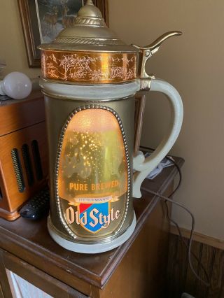 Vintage Old Style Beer Motion Light Lamp Stein Mug Very Rare