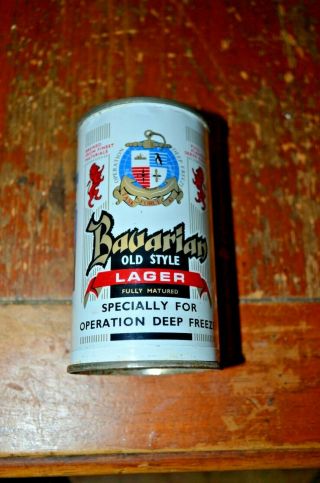 Operation Deep Freeze Bavarian Flat Top Beer Can Great Shape