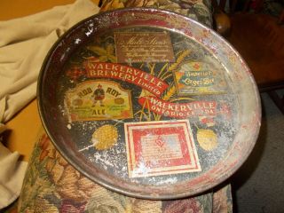 Vintage Walkerville Brewery Limited Beer Tray