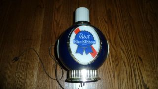 Pabst Blue Ribbon Beer Sign Vintage Light Sconce Coach Non Motion