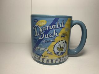 Disney Donald Duck Coffee Mug Cup Blue White 16 Oz Donald Duck Brand