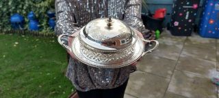 A Victorian Silver Plated Butter Dish By Henry Wilkinson.  Sheffield.  Late 1800.  S.