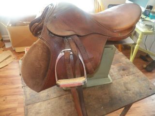 Vintage 17 " Rossi Y Caruso English Saddle