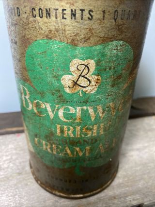 Beverwyck Cream Ale Quart Cone Top 2