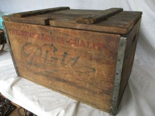 Blatz " The Beverage Of Quality " Milwaukee Beer Wood Crate 1926 Pre - Prohibition