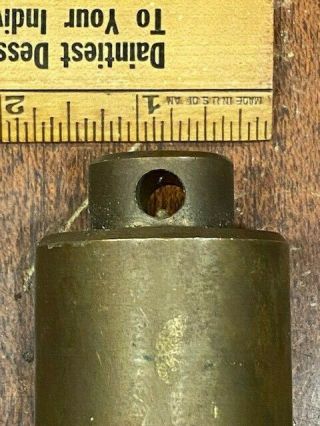 Vintage Large And Heavy Brass Plumb Bob 2