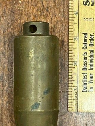 Vintage Large And Heavy Brass Plumb Bob 3