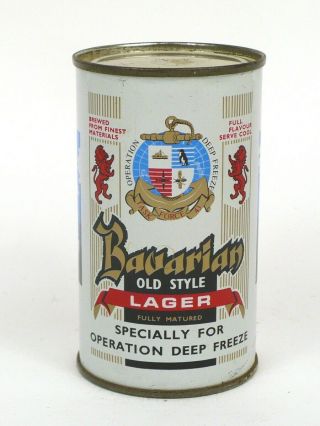 1959 Zealand Auckland Operation Deep Freeze Beer Flat Top Can Tavern Trove