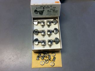 Vintage Grover 3x3 Roto Matic Nickel Tuners From 70 