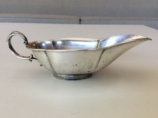 Vintage Antique Webster Co Solid Sterling Silver Small Sauce Gravy Custard Boat