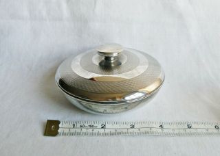 Vintage Silver Pin Dish With Bakelite Lining.  Joseph Gloster,  Birmingham 1935.