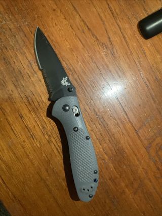 Benchmade 551 - 1 Griptilian Gray G - 10 Mel Pardue Design Knife