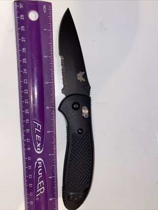 Benchmade 551 Griptilian Axis Knife W/ Black Blade