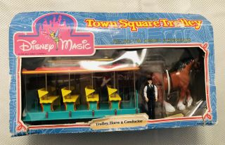 Disney Magic Town Square Trolley Vintage Item 60308 Complete & Never Played
