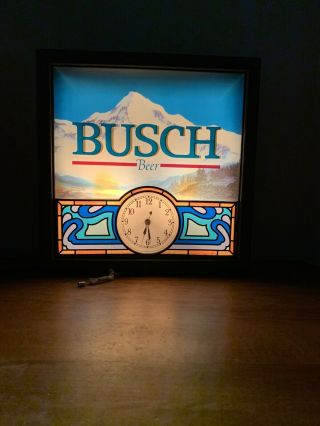 Vintage Anheuser Busch Beer Sign Clock