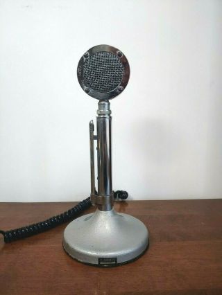 Vintage Astatic Lollipop D - 104 Microphone - T - Ug8 Stand - Fantastic Estate Find