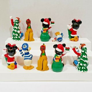Vtg Disney Mickey Mouse and Friends Christmas Tree Light String Figures Parts 3