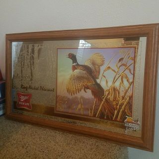 Miller High Life Ring - Necked Pheasants Forever 2 In Wildlife Series 26 " X 16 "