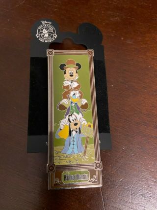 Disney Haunted Mansion Stretching Room Mickey Donald Duck Goofy