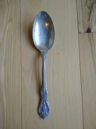 Gorham King Edward Sterling Silver Serving Spoon 8 3/8 "