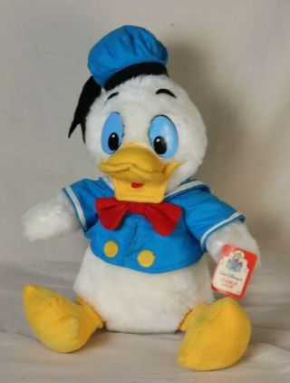 Vintage Donald Duck Plush Walt Disney 