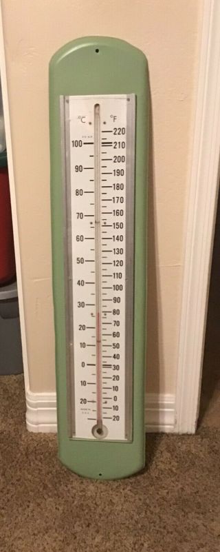 Vintage 39” Thermometer 220 Deg F Made In Usa