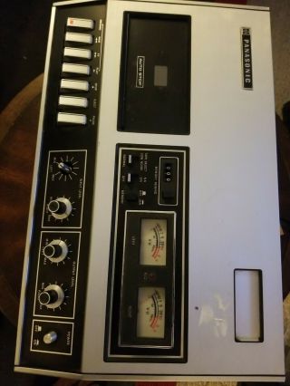 Vintage Panasonic Stereo Cassette Player Recorder Rs - 270us Tabletop Deck