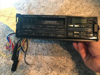 Vintage Kenwood Krc 838 In Car Cassette Fm Player