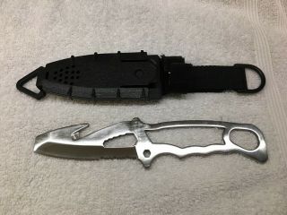 Buck Usa Tiburon Water Sport 185 Ed Gillet Diving Knife With Sheath