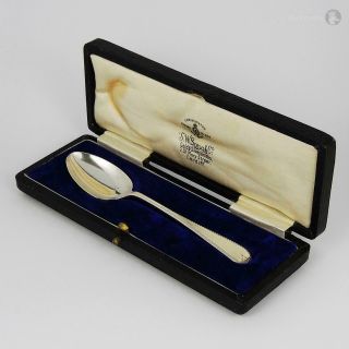 George V Sterling Silver Boxed Spoon Sheffield 1913 Cooper Brothers