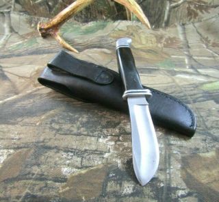 Vintage Buck 103 USA 1972 - 1986 Skinner Fixed Blade Hunting Knife W/Sheath P - 90 2