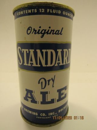 Vintage Standard Dry Ale 12oz Flat Top Beer Can - Standard Brewing,  Roch. ,  N.  Y.