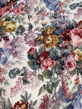 Vintage Ralph Lauren Allison Floral Comforter Full / Queen Roses Cottage