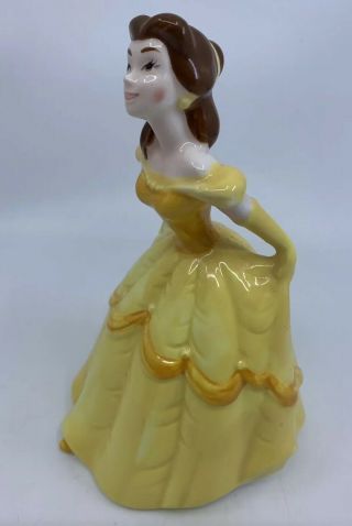 Vintage Disney Beauty And The Beast - Belle Figurine - Japan Curtsy Ceramic