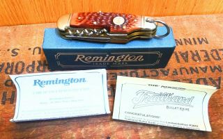 Vintage Remington Trail Boss Bullet Knife Folding Pocket Knife
