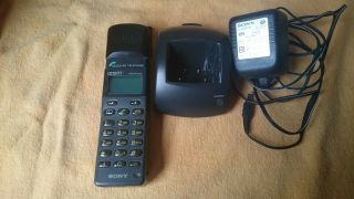 Vintage Cell Phone Sony Cm Dx 1000 And