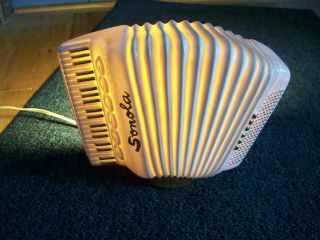 Vintage Sonola Accordion Lamp