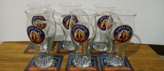 Set Of 6 Sam Adams Boston Lager 16oz Cheers To 30 Years Of Independence Glass ➕