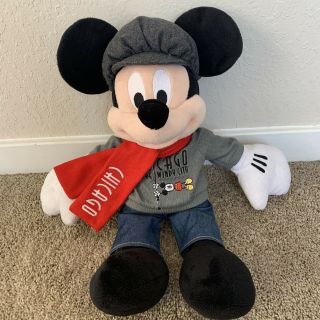 Chicago Disney Store Mickey Mouse Plush 16”