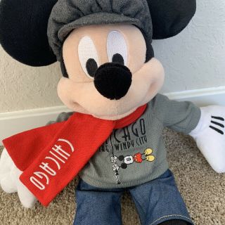 Chicago Disney Store Mickey Mouse Plush 16” 2