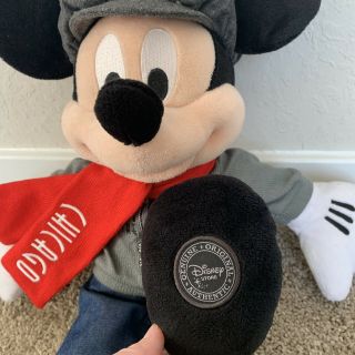 Chicago Disney Store Mickey Mouse Plush 16” 3