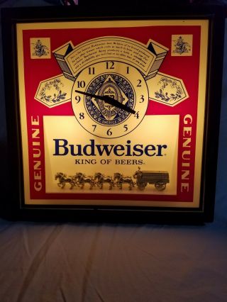 Vintage Budweiser Clydesdale 