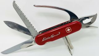 Eddie Bauer Wenger Swiss Army Knife Mini Grip Pocket Multi - Tool