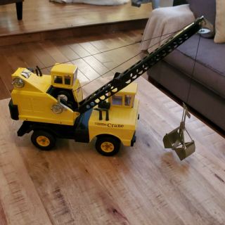Vintage Tonka Toy Mighty Crane Truck Shovel 30 " Pressed Steel 2940